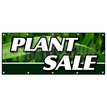 Signmission PLANT SALE BANNER SIGN flowers florist landscaping bushes trees B-120 Plant Sale